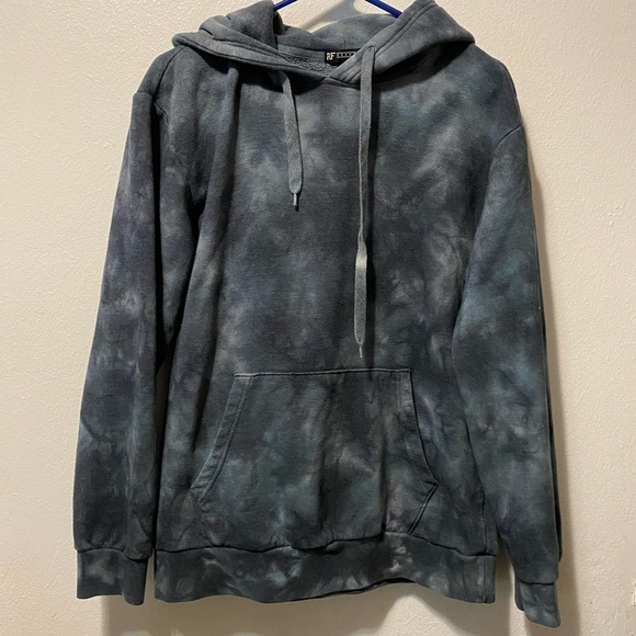 RF Brand Shirt Hoodie Sweatshirt Mens Size Small S Gray ‎ Pockets Draw Sting - Picture 2 of 14